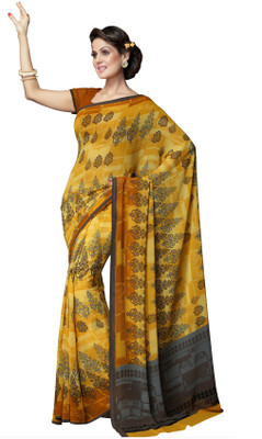 

Khushali Self Design, Printed Fashion Georgette Saree(Beige, Multicolor, Brown), Beige;brown;multicolor