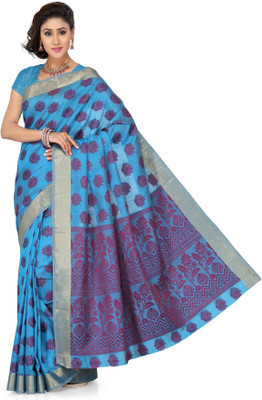 

Ishin Printed Fashion Tussar Silk Saree(Multicolor)