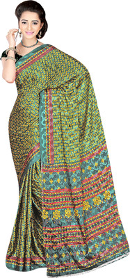 

Jiya Self Design, Printed Fashion Jacquard Saree(Multicolor)