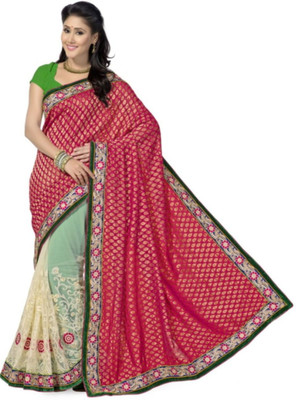 

Areum Embroidered Bollywood Net Saree(Multicolor)