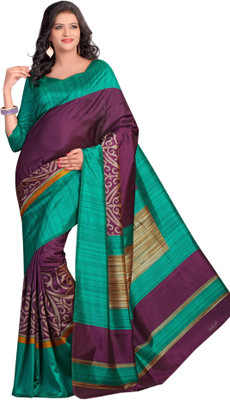 

Sunaina Printed Fashion Art Silk Saree(Multicolor)