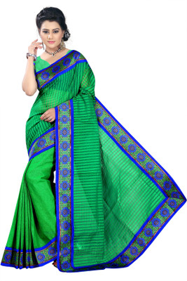 

Weavedeal Embellished, Self Design Banarasi Banarasi Silk Saree(Green)
