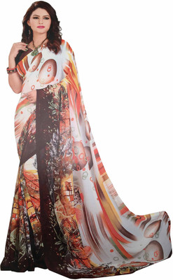 

Aarti Apparels Printed Fashion Chiffon Saree(Multicolor)