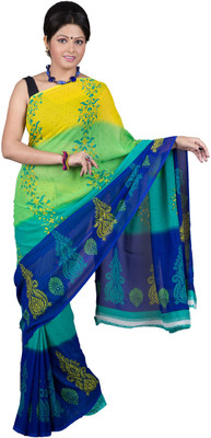 

Hawai Printed Fashion Georgette Saree(Multicolor)