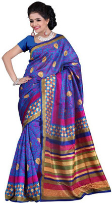 

Kintu Designs Pvt. Ltd. Printed Fashion Silk Saree(Multicolor)