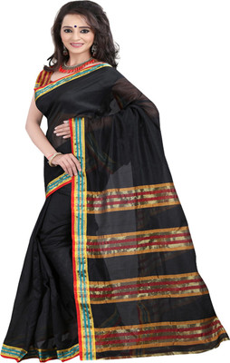 

Ansu Fashion Solid Fashion Art Silk Saree(Green)