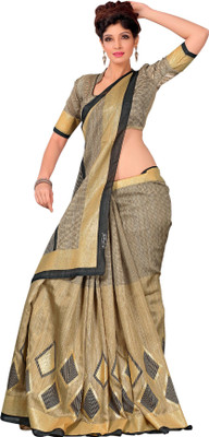 

Sunaina Printed Fashion Silk Cotton Blend Saree(Multicolor)
