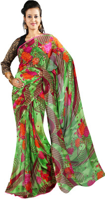 

Anushree Saree Printed Fashion Georgette Saree(Multicolor), Yellow