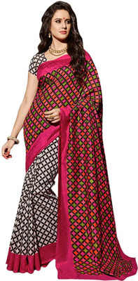 

JTInternational Printed Bollywood Art Silk Saree(Multicolor)