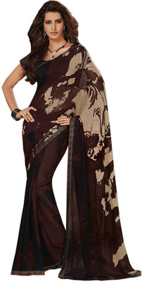 

Party Wear Dresses Printed Fashion Pure Chiffon Saree(Multicolor), Multicolor475