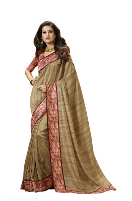 

Nandika Fashion Printed Bhagalpuri Art Silk Saree(Multicolor)