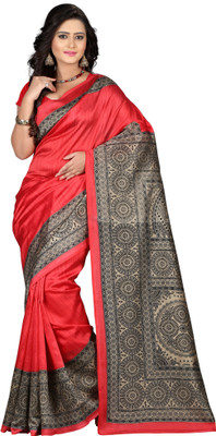 

E-Vastram Printed Bollywood Art Silk Saree(Maroon)