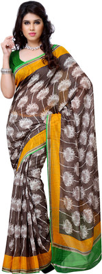 

JTInternational Printed Chanderi Handloom Art Silk Saree(Multicolor)