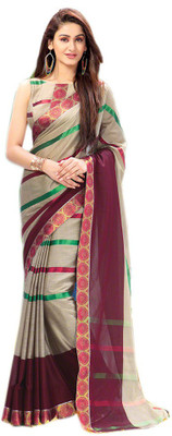 

Sunaina Printed Mysore Cotton Saree(Multicolor)