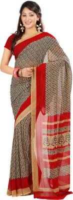 

Party Wear Dresses Printed Fashion Art Silk Saree(Multicolor), Multicolor323