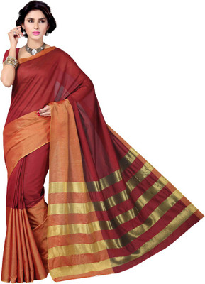 

Rani Saahiba Solid Gadwal Cotton Saree(Maroon