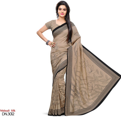 

Sunaina Printed Bhagalpuri Art Silk Saree(Multicolor)