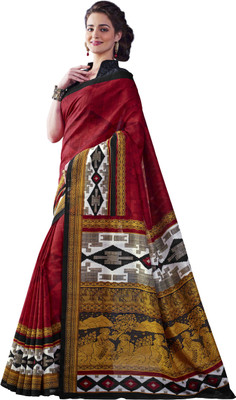 

Sunaina Printed Fashion Cotton Saree(Multicolor)