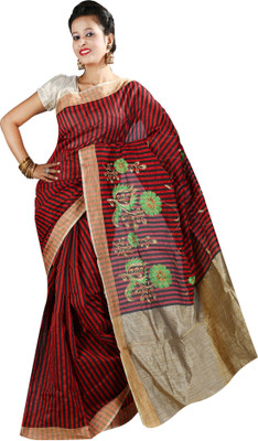 

Anushree Saree Self Design Fashion Chanderi Saree(Multicolor)