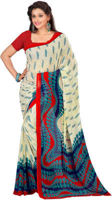 

Party Wear Dresses Printed Fashion Art Silk Saree(Multicolor), Multicolor254