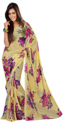 

Indian Wear Online Printed Fashion Georgette Saree(Multicolor)