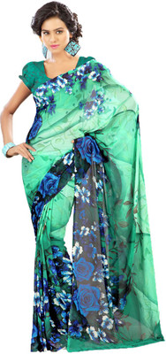 

Party Wear Dresses Printed Fashion Art Silk Saree(Multicolor), Multicolor202