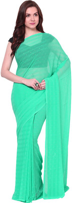

Aksara Self Design Daily Wear Chiffon Saree(Light Green)