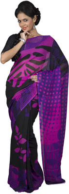 

Hawai Printed Fashion Georgette Saree(Multicolor)