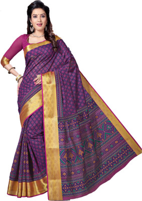 

M.S.Retail Solid Gadwal Cotton Saree(Beige)