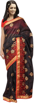 

Sunaina Printed Fashion Art Silk Saree(Multicolor)