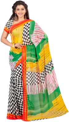 

Indian Wear Online Printed Fashion Art Silk Saree(Multicolor), Multicolor268