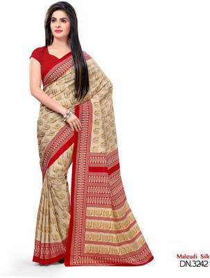 

Sunaina Printed Bhagalpuri Art Silk Saree(Multicolor)