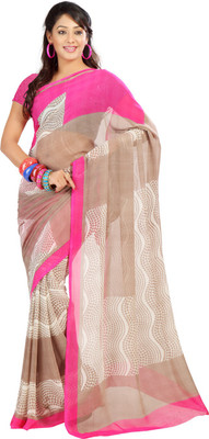 

Party Wear Dresses Printed Fashion Art Silk Saree(Multicolor), Multicolor367