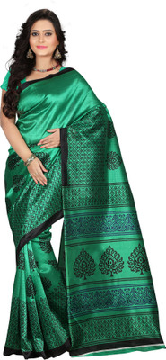 

E-Vastram Printed Bollywood Art Silk Saree(Multicolor), Multicolor-4