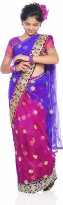 

Bhartiya Paridhan Self Design Fashion Net Saree(Multicolor