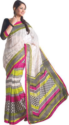 

Sunaina Printed Silk Saree(Multicolor)