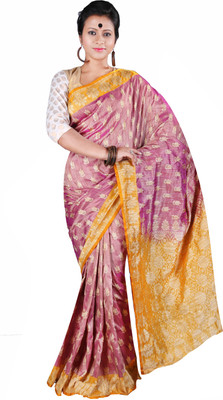 

Anushree Saree Self Design Fashion Chanderi Saree(Multicolor), Pink