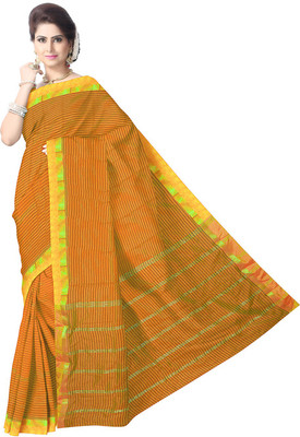 

Javuli Woven Arani Pattu Handloom Silk Cotton Blend Saree(Yellow)