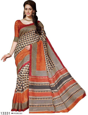 

Sunaina Printed Fashion Art Silk Saree(Multicolor)