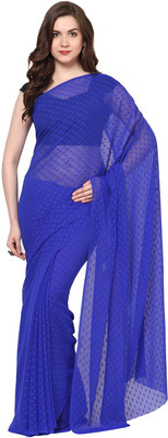 

Aksara Self Design Daily Wear Chiffon Saree(Blue)