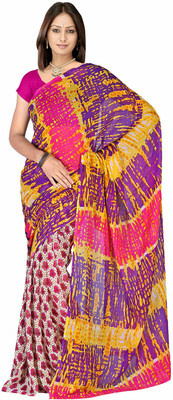 

Jaipur Kurti Printed Daily Wear Georgette Saree(Multicolor)