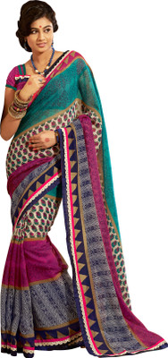 

Khoobee Self Design, Printed Fashion Art Silk Saree(Multicolor, Magenta), Magenta;multicolor