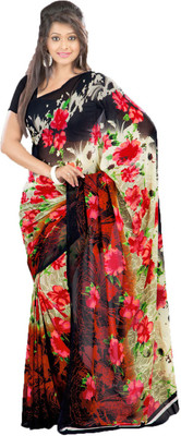 

Party Wear Dresses Printed Fashion Art Silk Saree(Multicolor), Multicolor175