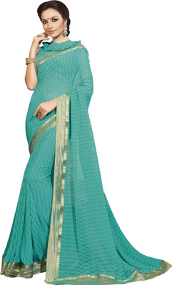 

Vishal Self Design Bollywood Georgette Saree(Blue)