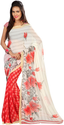 

Indian Wear Online Printed Fashion Georgette Saree(Multicolor), Multicolor102