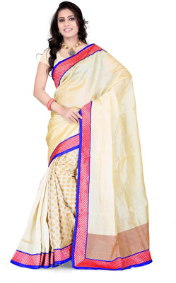 

Weavedeal Embellished, Self Design Banarasi Banarasi Silk, Brocade Saree(Pink)