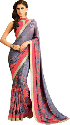 

Vishal Printed Fashion Crepe Saree(Pink)