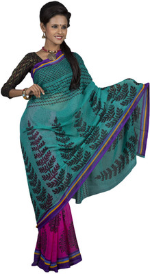 

Hawai Printed Fashion Georgette Saree(Multicolor)