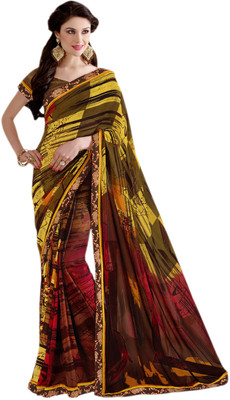 

Vishal Printed Fashion Georgette Saree(Yellow)