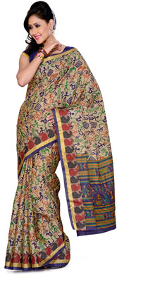

Ishin Printed Bhagalpuri Art Silk Saree(Multicolor)